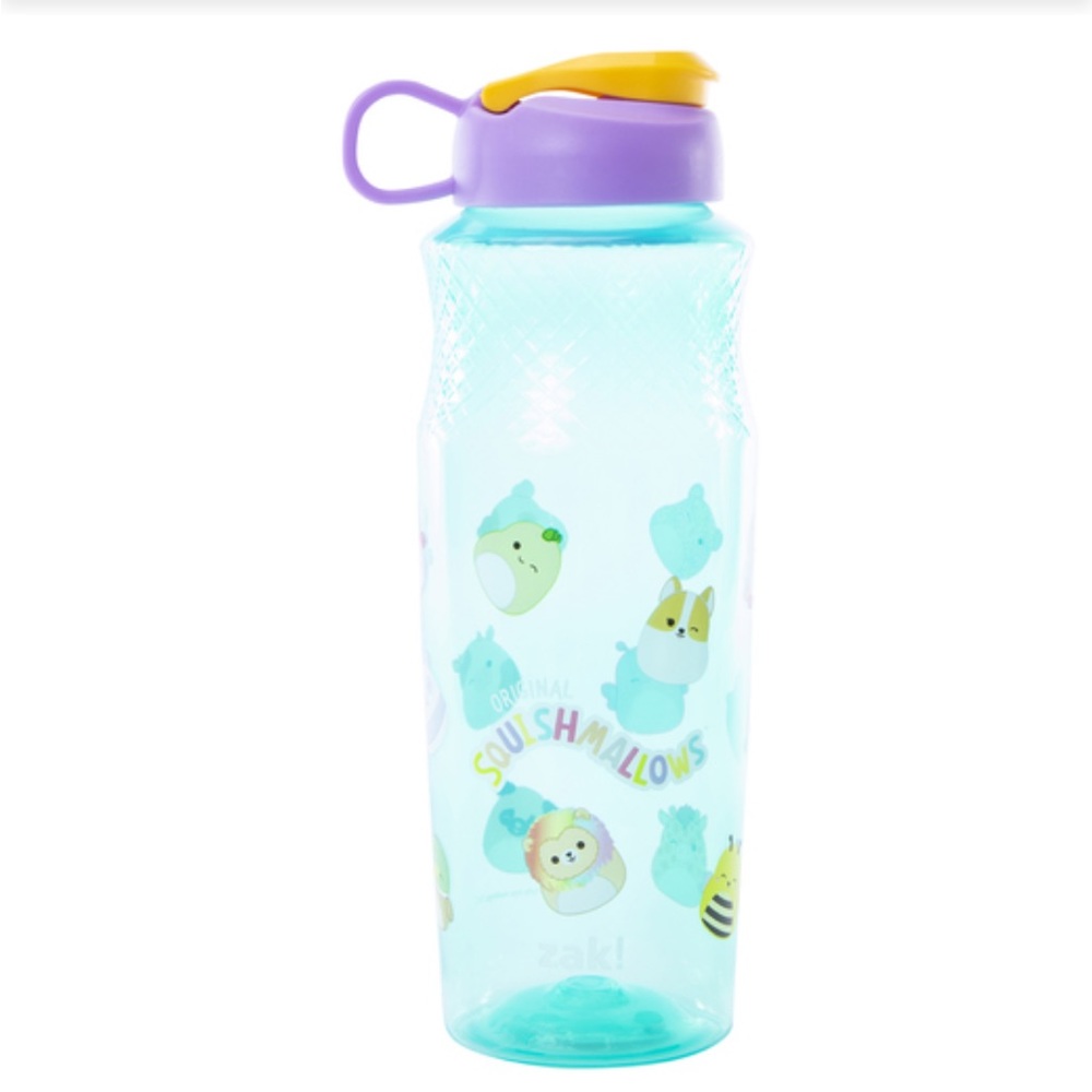 Squishmallows™ Flip-Top Water Bottle 30oz NWT